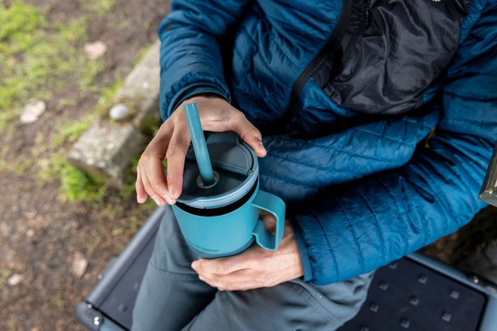 Термостакан Klean Kanteen Rise Tumbler 26oz Straw Lid (770 мл) Brittany Blue