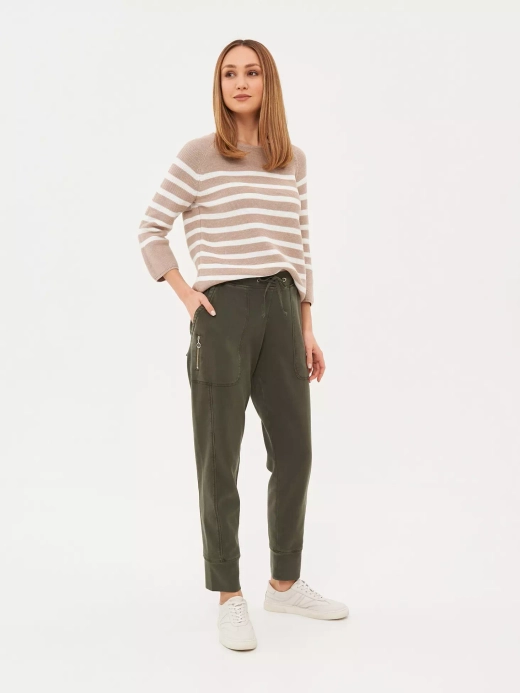 Брюки из лиоцелла и хлопка