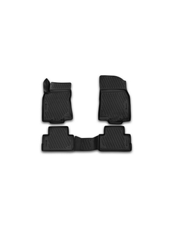 Коврики в салон для NISSAN Qashqai (J11F), 2015-, сборка РФ, 4 шт. (полиуретан) CARNIS00061