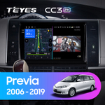 Teyes CC3 2K 9"для Toyota Previa 2006-2019