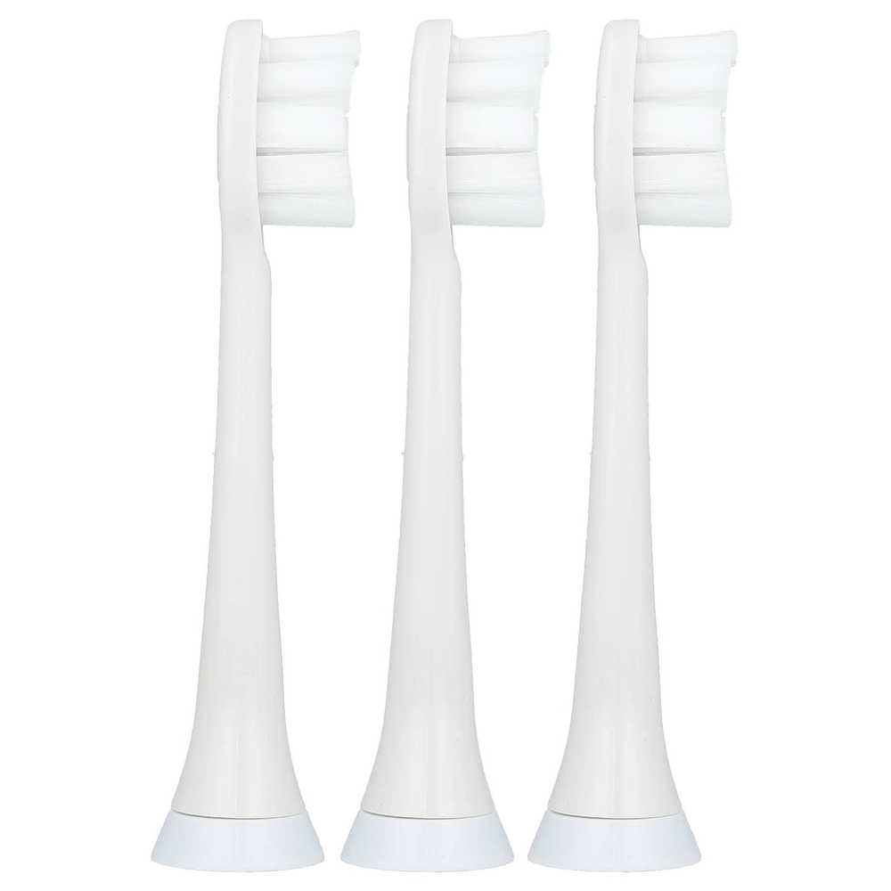 Plus Ultra, экологически безопасные насадки для щетки, мягкие, 3 шт.