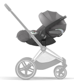 Коляска 3 в 1 Cybex Priam IV Matt Black complete и автокресло Cloud T i-Size Mirage Grey Plus Off White