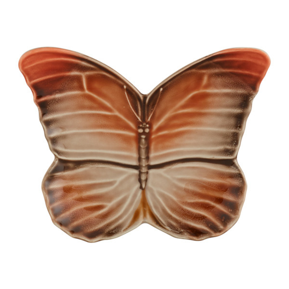 Тарелка десертная  14.5х18см Bordallo Pinheiro Облачные бабочки