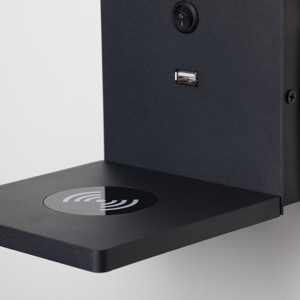 808517 Бра MURO 3W LED 240LM ЧЕРНЫЙ 3000K