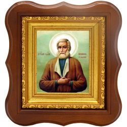 Иоанн Тульский (Котельников) блаженный чудотворец. Икона на холсте.