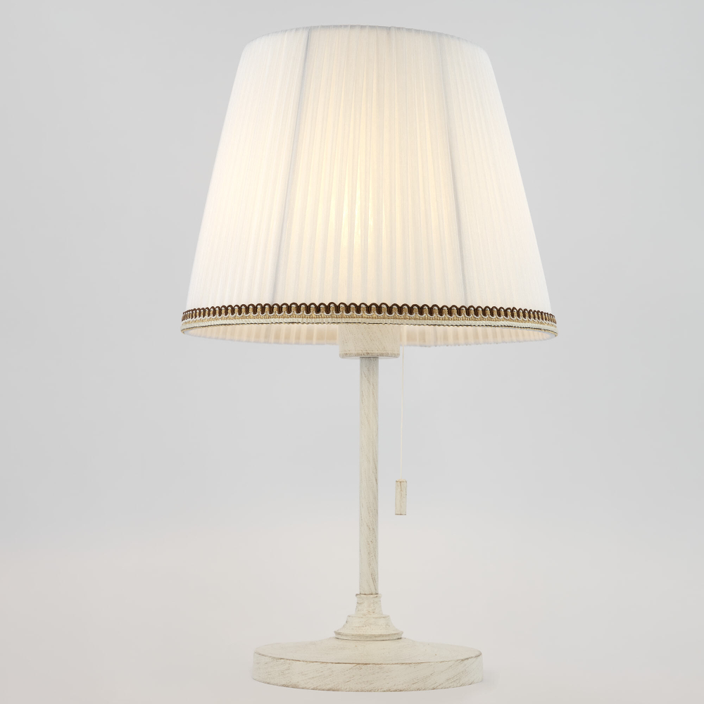 Citilux Линц CL402720 Настольная лампа патина с белым абажуром