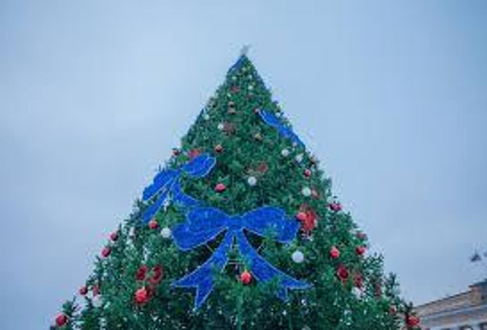 Комплект украшений "Рождественская" на уличную елку