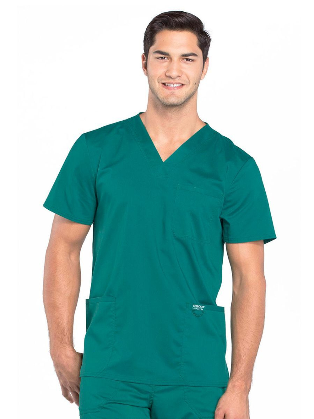 Топ медицинский мужской Cherokee WW Revolution WW670, зелёный, M