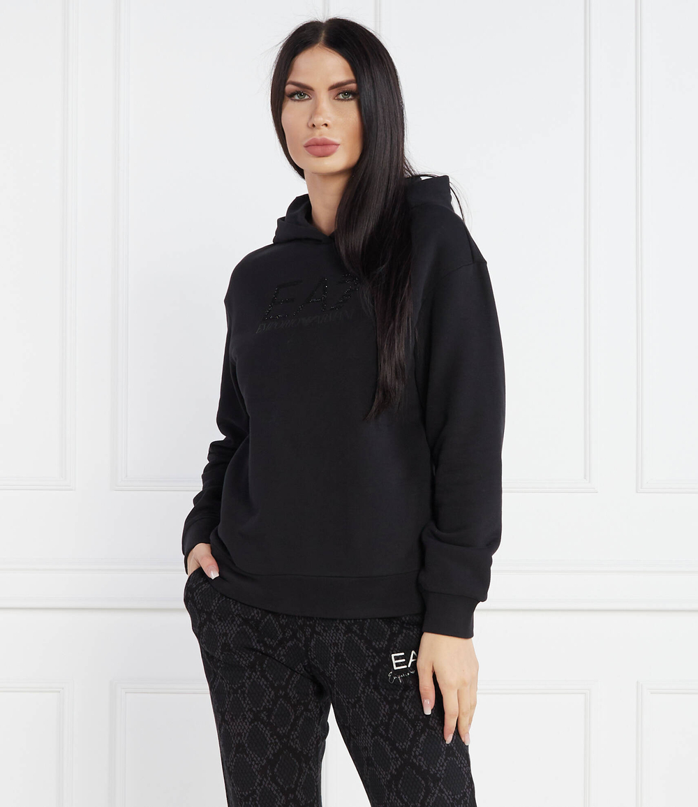 Худи EA7 - черный(6RTM31 TJRRZ)