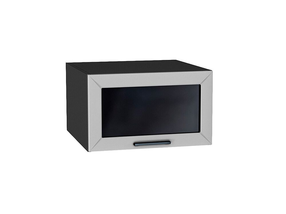 Шкаф верхний горизонтальный остекленный глубокий Глетчер