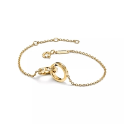 Браслет из жёлтого золота, Tiffany, Переплетающиеся кольца ✨Exclusive✨ В наличии