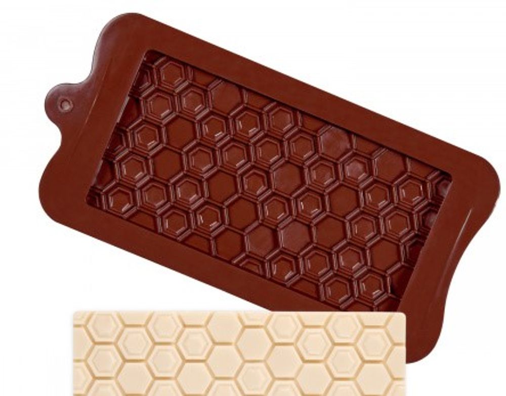 Форма силиконовая для шоколада "соты"