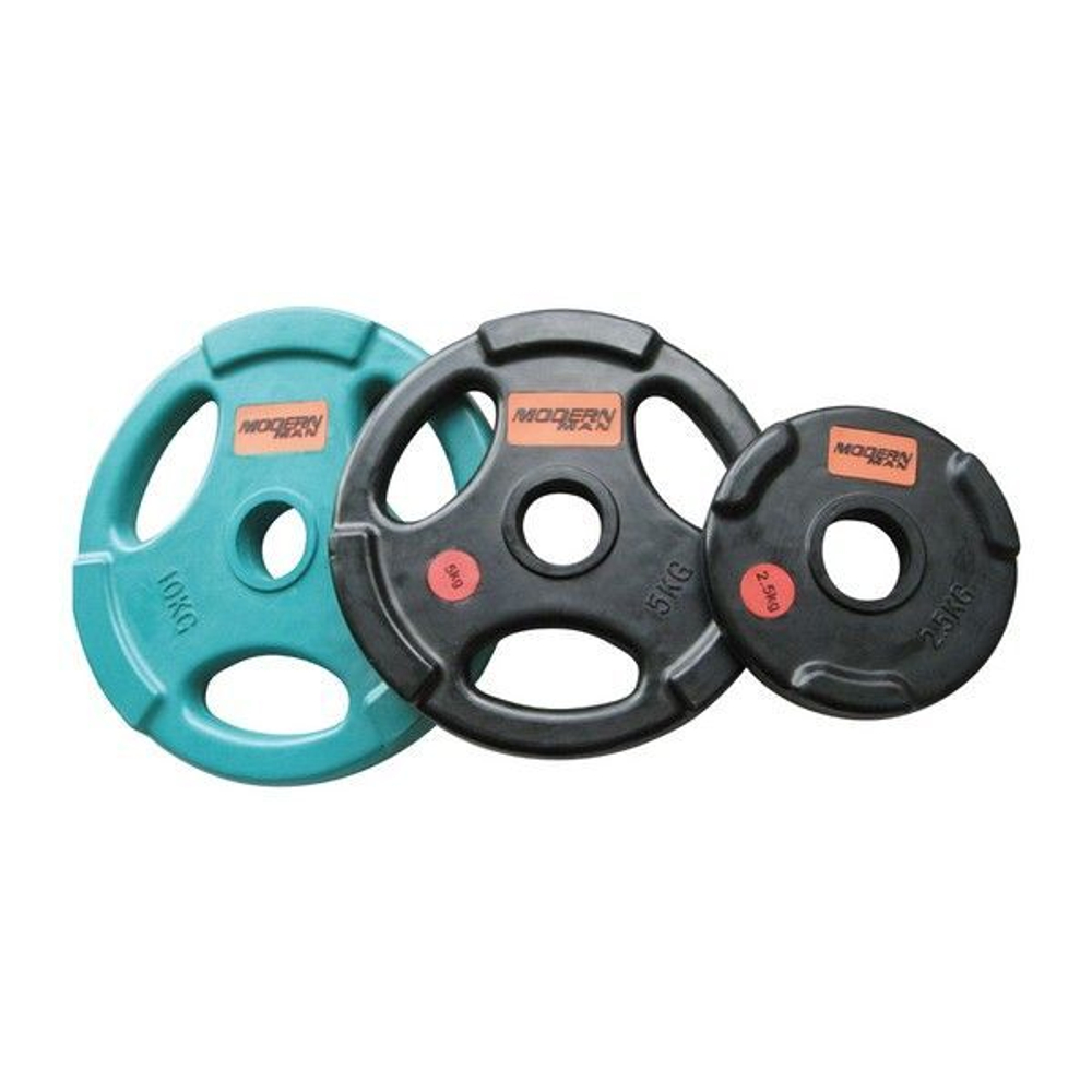 Диск обрезиненный с тройным хватом MD Buddy MD1017 20кг