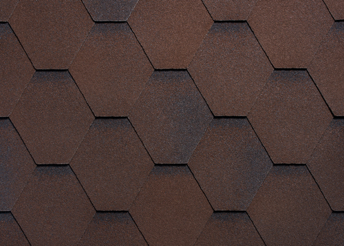 Гибкая черепица Ruflex Sota R-S-4 Темный шоколад 3 м2/уп.