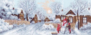 "Зима"-1203 канва с рисунком