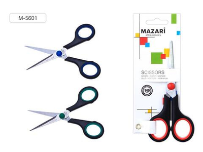 Ножницы офисные 140мм с европодвесом BE TOP(Mazari)