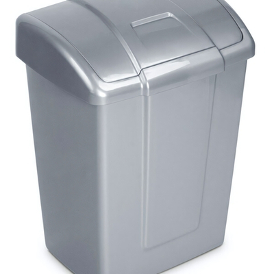 Контейнер для мусора»Форте»19л серебристый С342СРБ