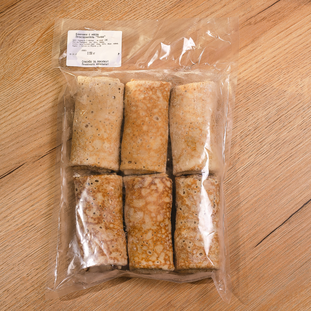 Блинчики с курицей и грибами 500г. "Тыква"