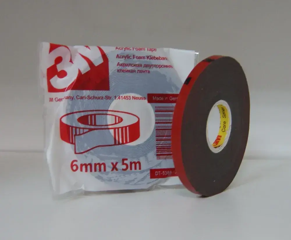 Скотч двухсторонний 6 мм*5 м "3М"