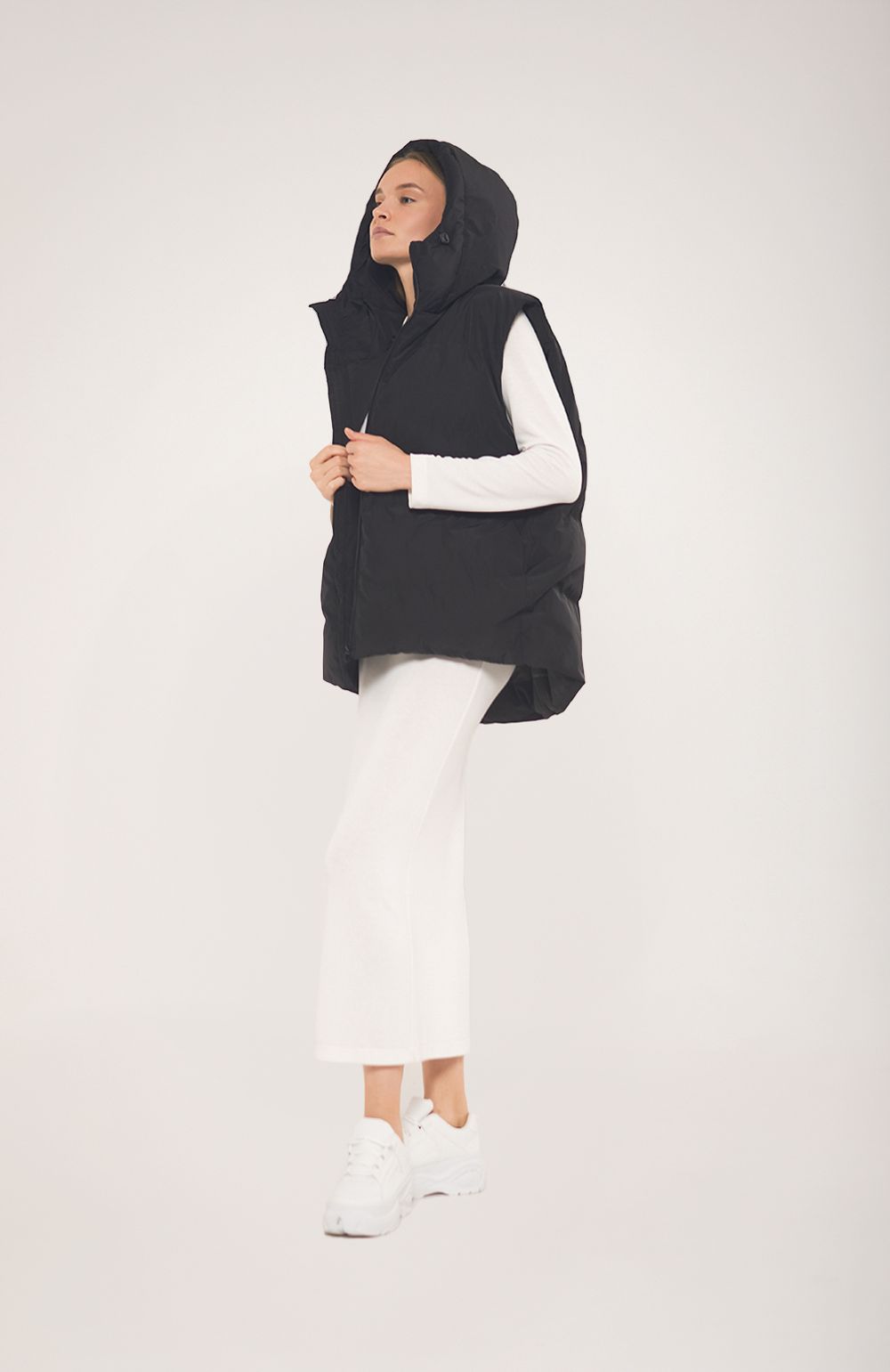 Жилет Alexandra Talalay пуховый стёганый AV004 черный