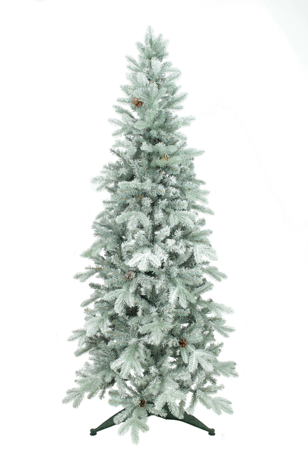 Искусственная новогодняя елка Beatrees Сапфир заснеженная, голубая, литая+ПВХ, 150 см