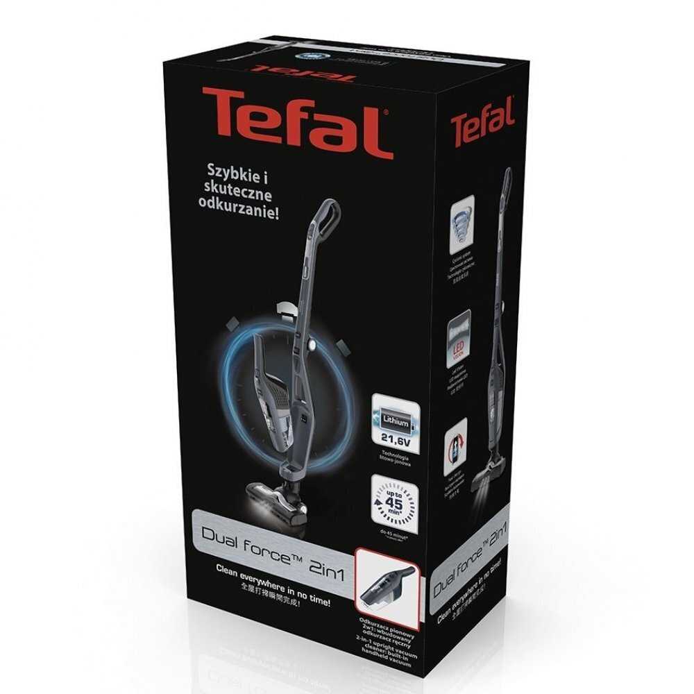 Беспроводной пылесос Tefal Dual Force 2 в 1 TY6756WO