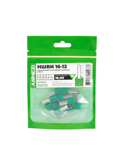 Наконечники штыревые НШВИ 16-12 (10 шт), , Max Вт ARNEZI A0110199