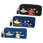 Пенал-косметичка Basir без наполнения, 21*9*6,5 см, серия "Футбол", ассорти