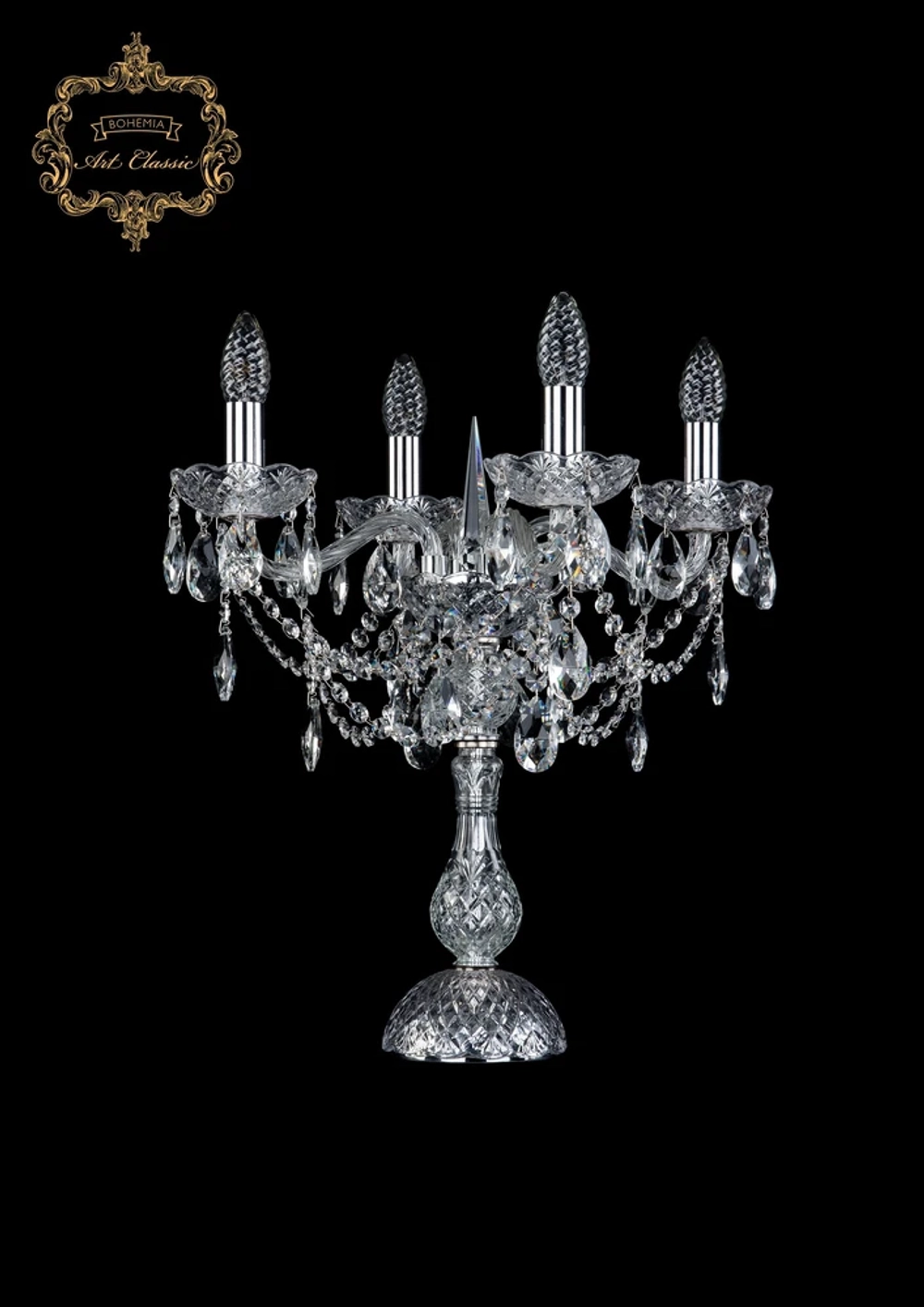 Декоративная настольная лампа Art Classic 12.25.4.141-45.Cr.Sp