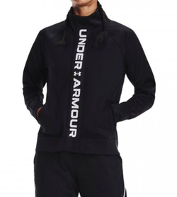 Женская теннисная куртка Under Armour Women's UA Rush Tricot Jacket - Black