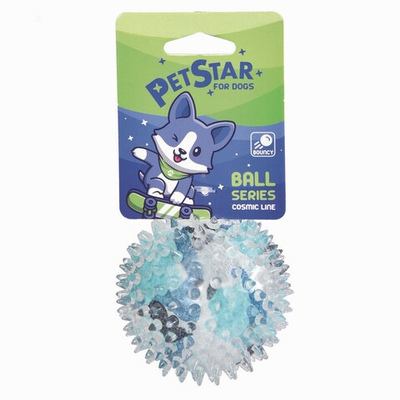 Игрушка "Мяч" 7,5 см игольчатый (резина) - для собак (Pet Star)