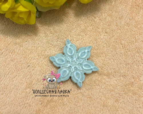 Силиконовая форма Снежинка