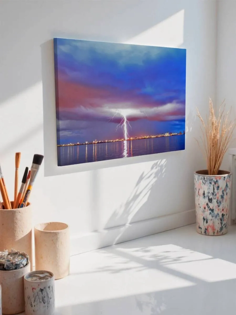 Картина на стену 40 X 50 Молния