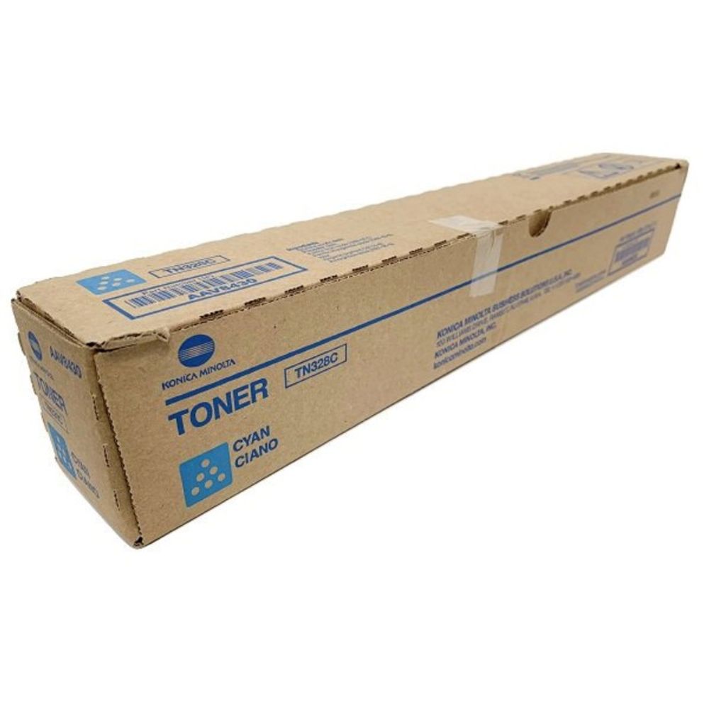 Тонер-картридж Konica-Minolta TN-328C для bizhub C250i/C300i/C360i голубой (28K)