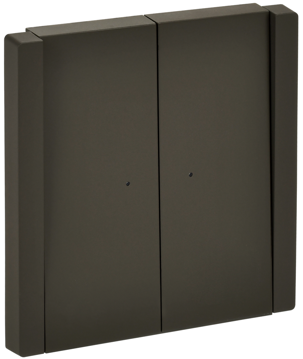 FORTE&PIANO Выключатель 2-клавишный с индикацией 10А FP306 серый IEK