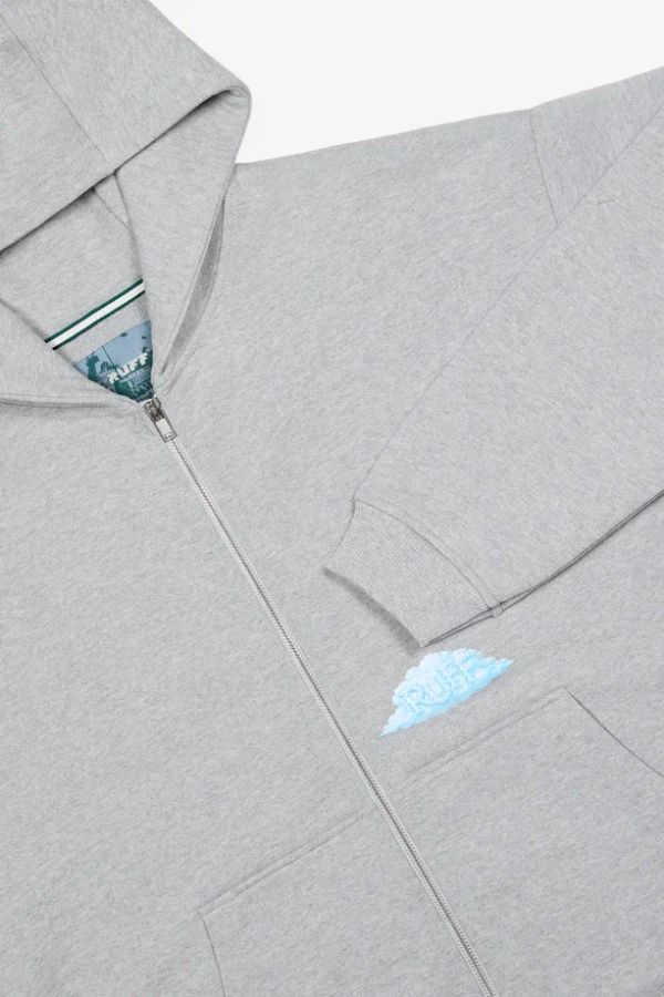 Худи Оверайз Skybraker серое - фото 9