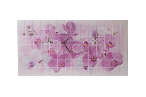 ПАНЕЛЬ ПВХ GRACE ПЛИТКА ОРХИДЕЯ РОЗЕЯ 955Х480ММ 1ШТ