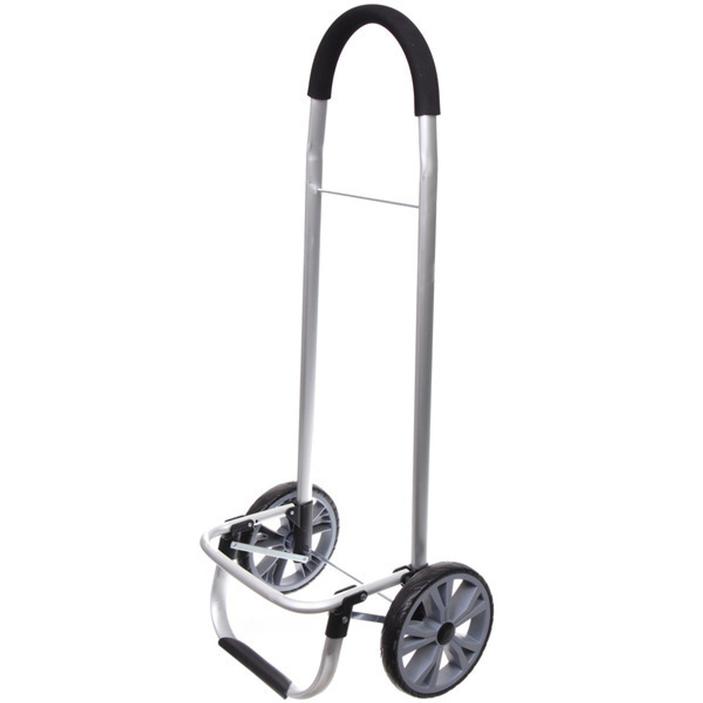 Тележка хозяйственная с сумкой (100*40*35см, колеса 21см,грузоподъемность до50 кг) HQ синяя