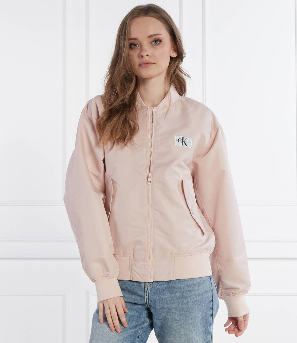 Куртка бомбер CALVIN KLEIN JEANS - пудро-розовый(J20J223034)