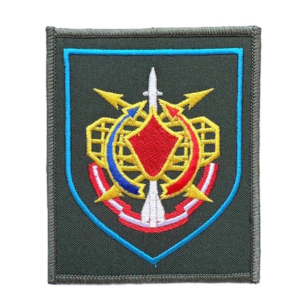 Шеврон 335 Радиотехнического полка (РТВ) оливковый фон фон