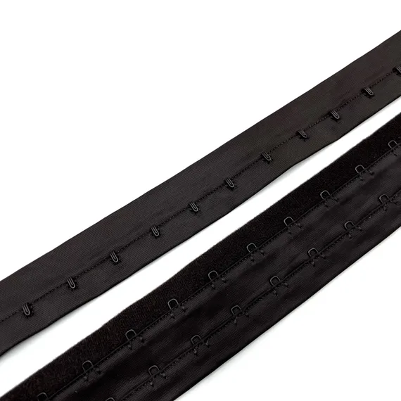 Крючки на ленте двухрядные шоколад