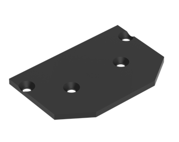 Заглушка для магнитного шинопровода (2 шт.) CLT 0.236 06 BL чёрный UX5 Crystal Lux