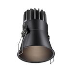 358909 SPOT NT22 442 черный Встраиваемый светодиодный светильник с переключателем цветовой температуры IP20 LED 3000К\4000К\6000К 12W 220V LANG