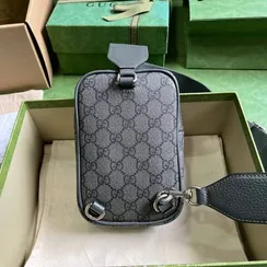 Сумка мужская GUCCI GG OPHIDIA MINI, серая