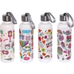 Бутылка питьевая пластиковая 600мл «Летний микс», микс цветов