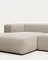 Диван 3-х местный Blok с левым шезлонгом бежевый 300 см