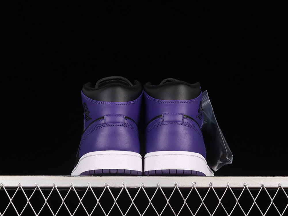 Jordan 1 Mid Purple Black