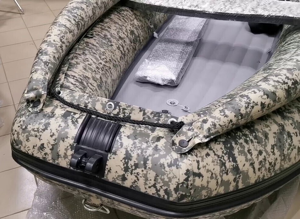 Надувная ПВХ-лодка Solar - 430 Super Jet Tunnel Expedition