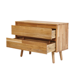 Комод, 70х28х35, Эдгар, для одежды, с ящиками, натуральный дуб, в прихожую, детскую, ванную комнату, Dipriz