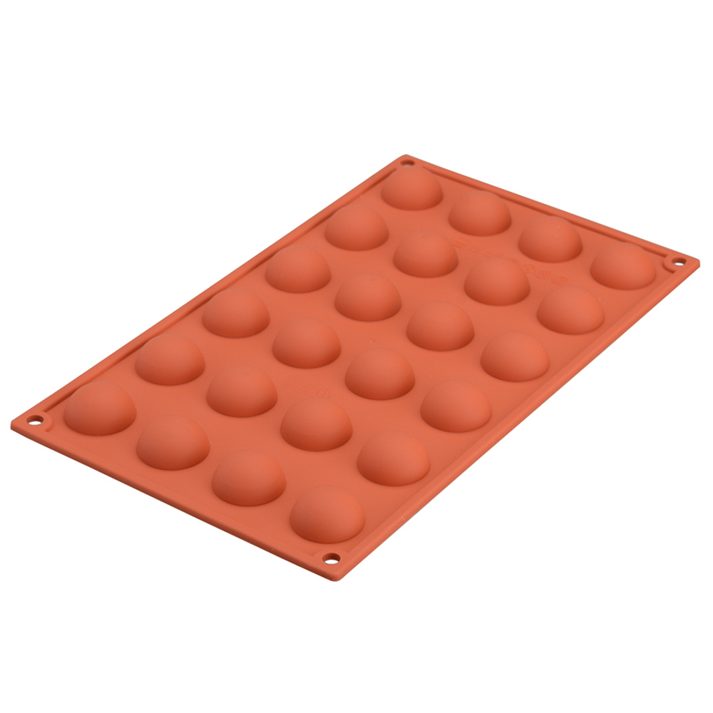 Форма для приготовления пирожных semisfera 17,5 х 23 см силиконовая